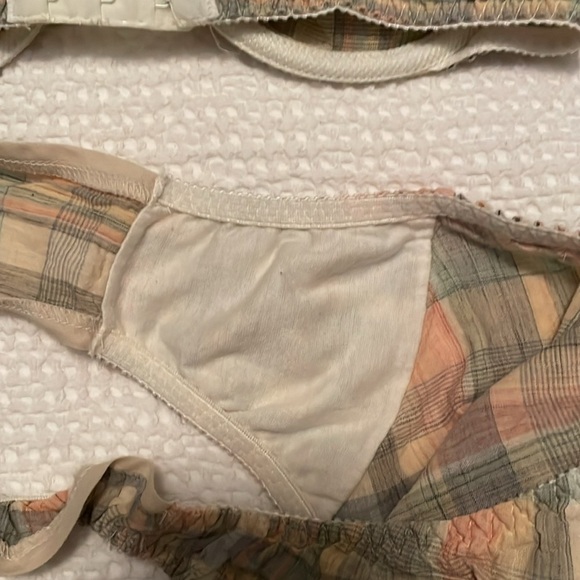 Vintage Victoria’s Secret Gold Tag cotton plaid bra and panty set. Size 36C & L - Picture 4 of 7